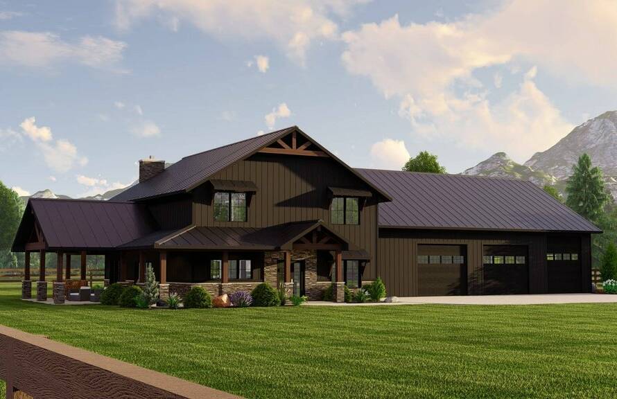 custom farm house